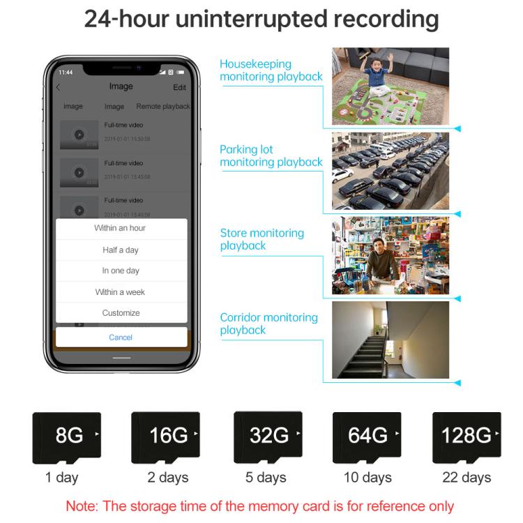 Mini câmera inteligente X7 HD com visão noturna infravermelha e detecção de movimento via Wi-Fi., X7 - Image 12
