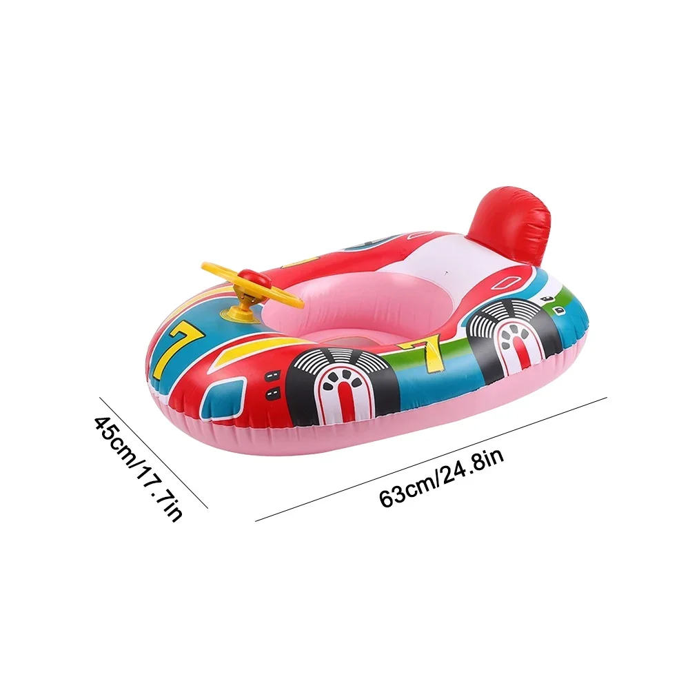 Boia Insuflável de Piscina para Crianças – Carro de Corrida Aquático - Image 11