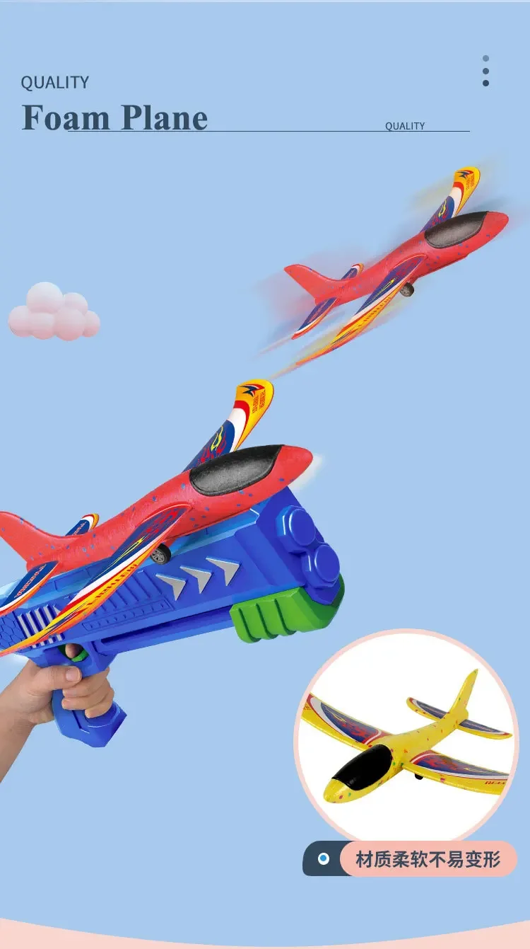 Pistola Lançadora de Aviões – Jogo de Catapulta Exterior - Image 13