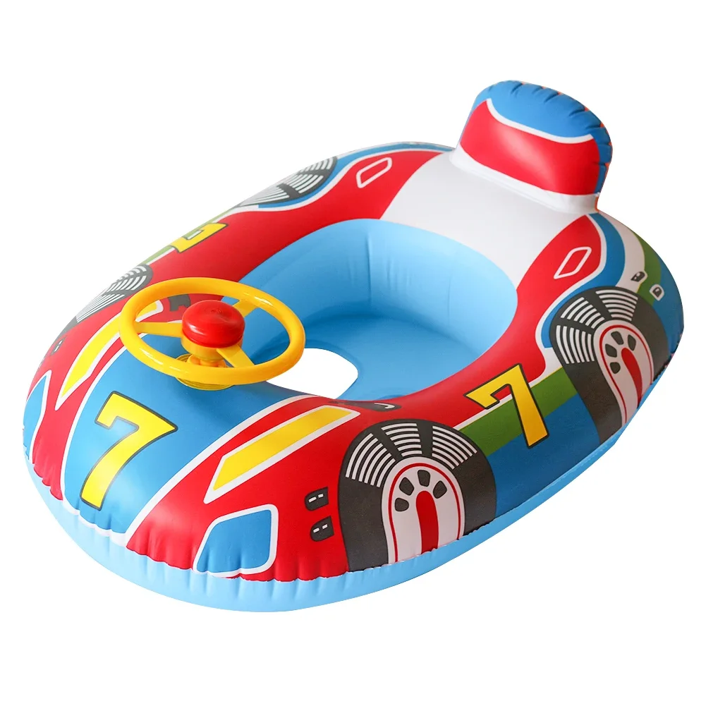 Boia Insuflável de Piscina para Crianças – Carro de Corrida Aquático - Image 19