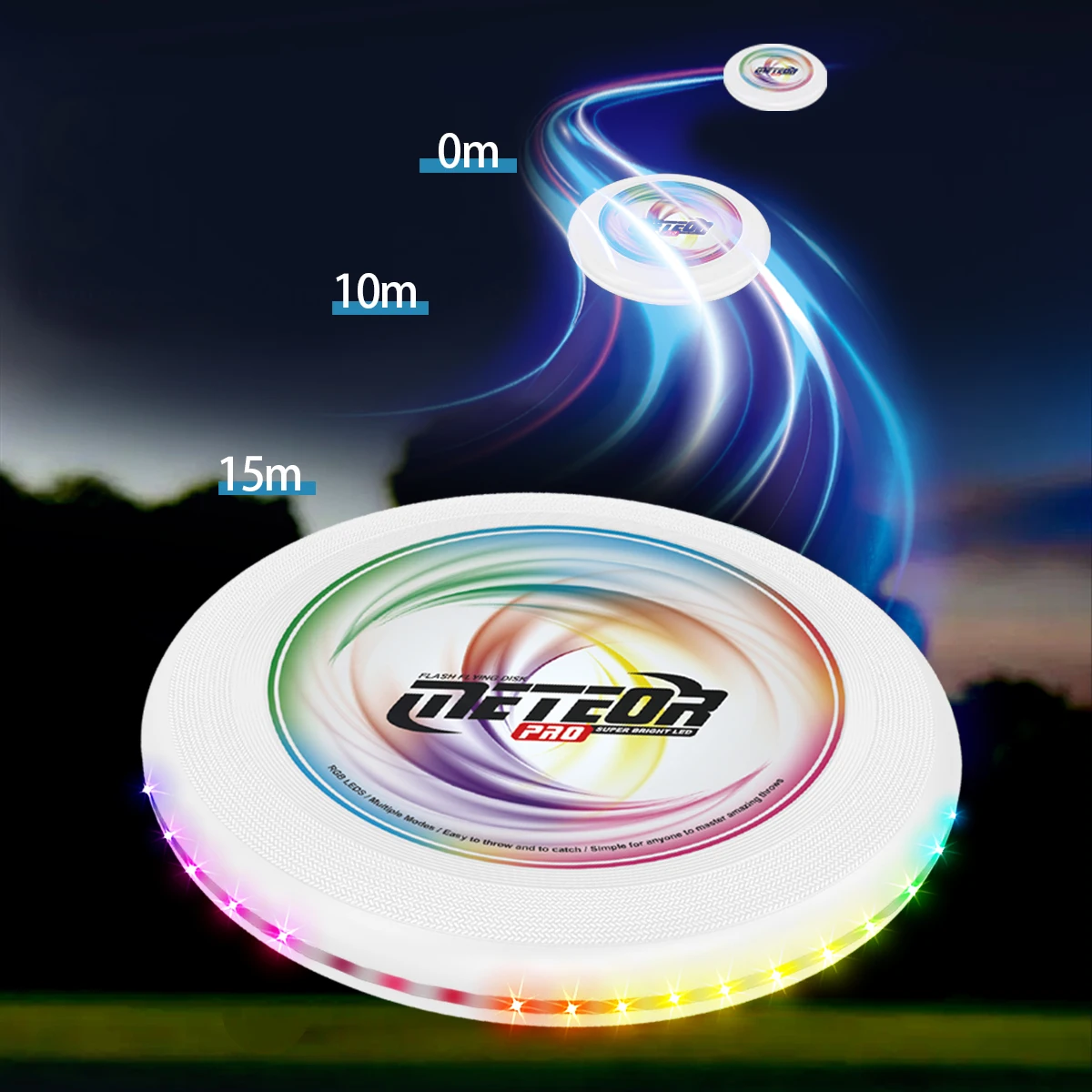 Disco Voador LED Multicolor – Frisbee Luminoso para Jogos Noturnos - Image 3