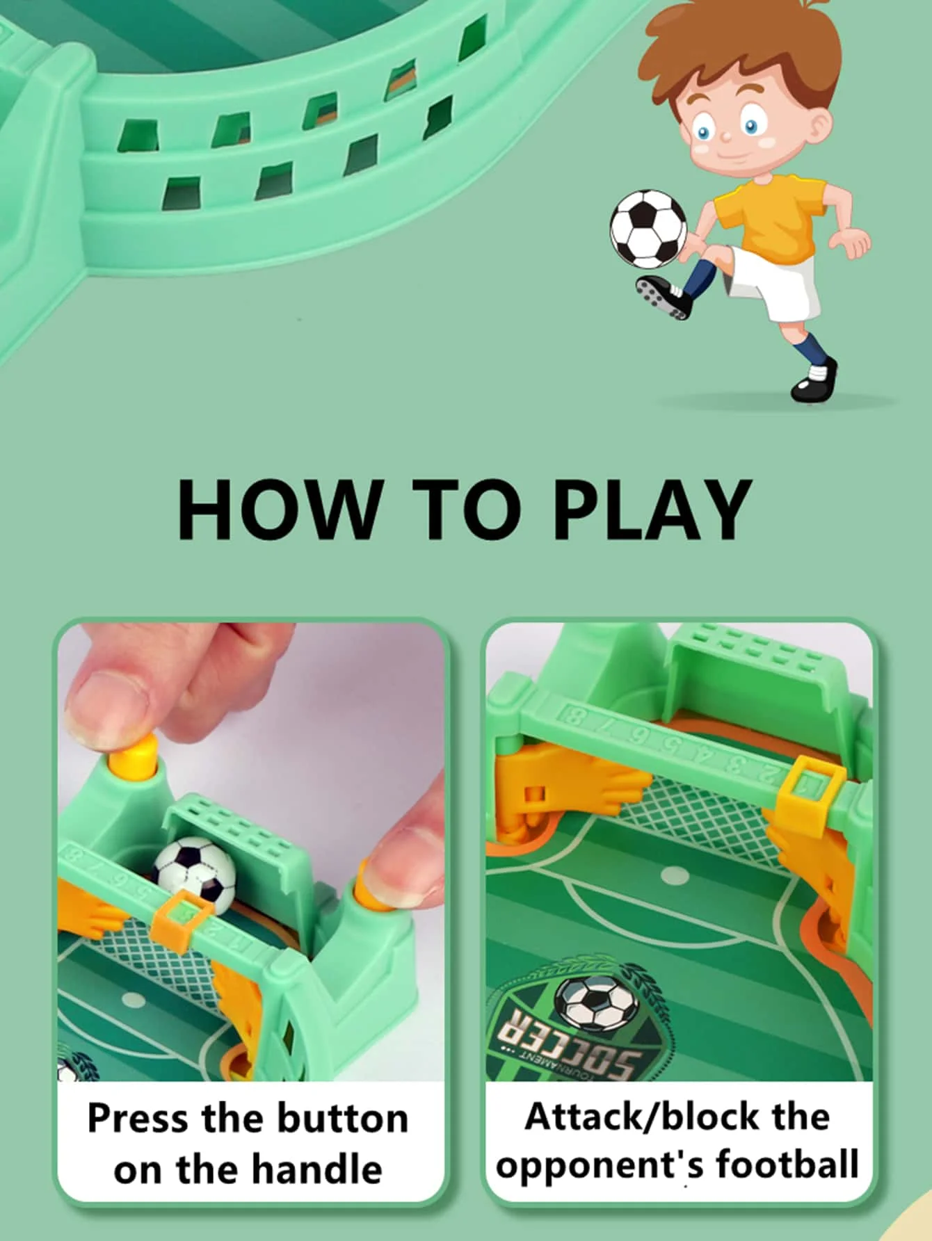Mini Matraquilhos de Mesa – Jogo de Futebol Interativo - Image 13