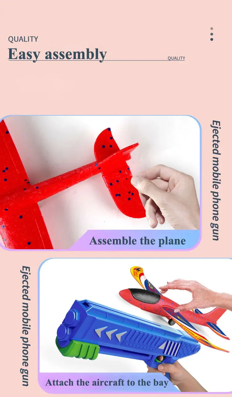 Pistola Lançadora de Aviões – Jogo de Catapulta Exterior - Image 16