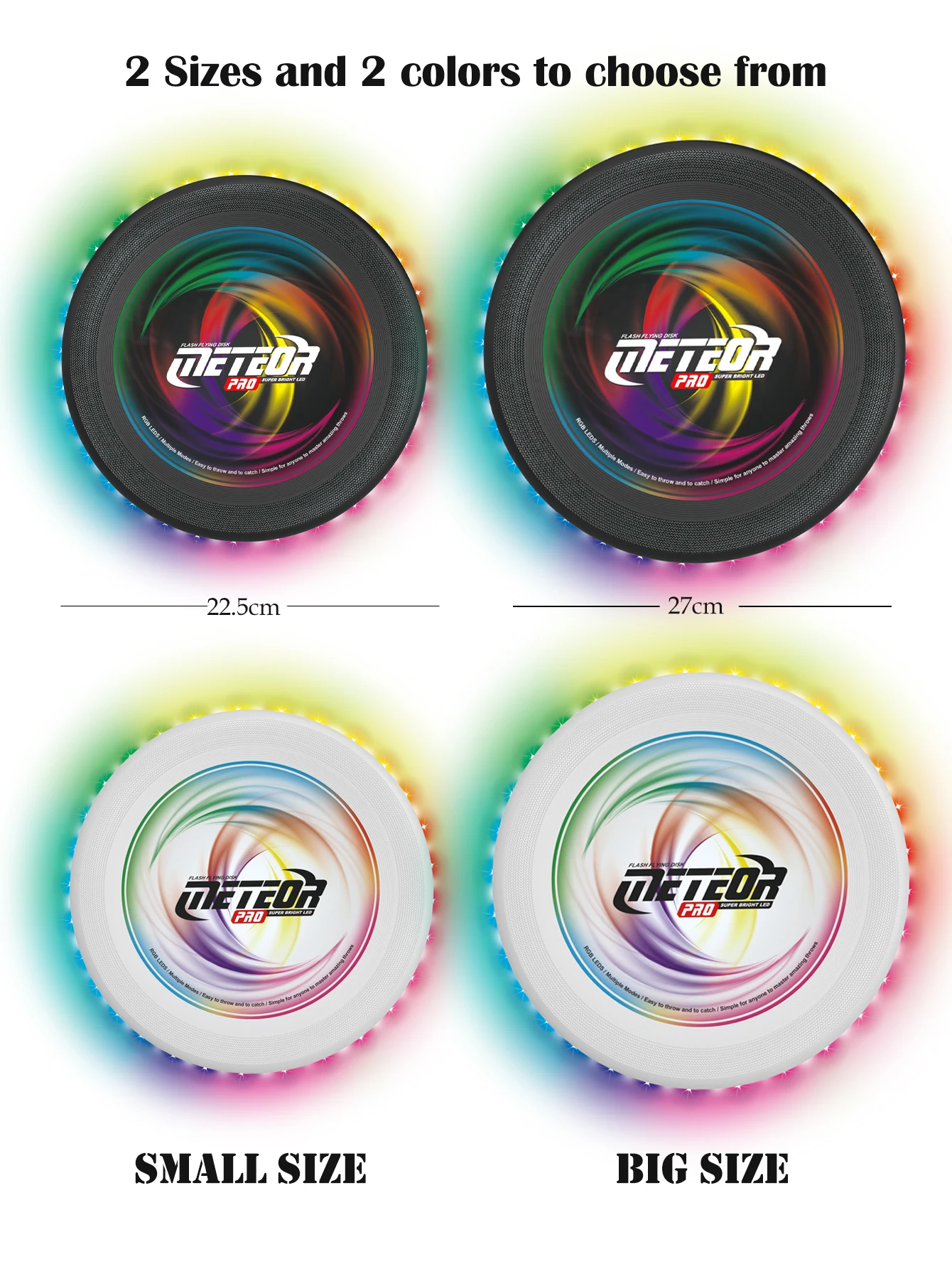 Disco Voador LED Multicolor – Frisbee Luminoso para Jogos Noturnos - Image 16