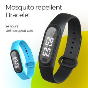 Pulseira Slim Repelente Eletrónica – 150 Horas Autonomia