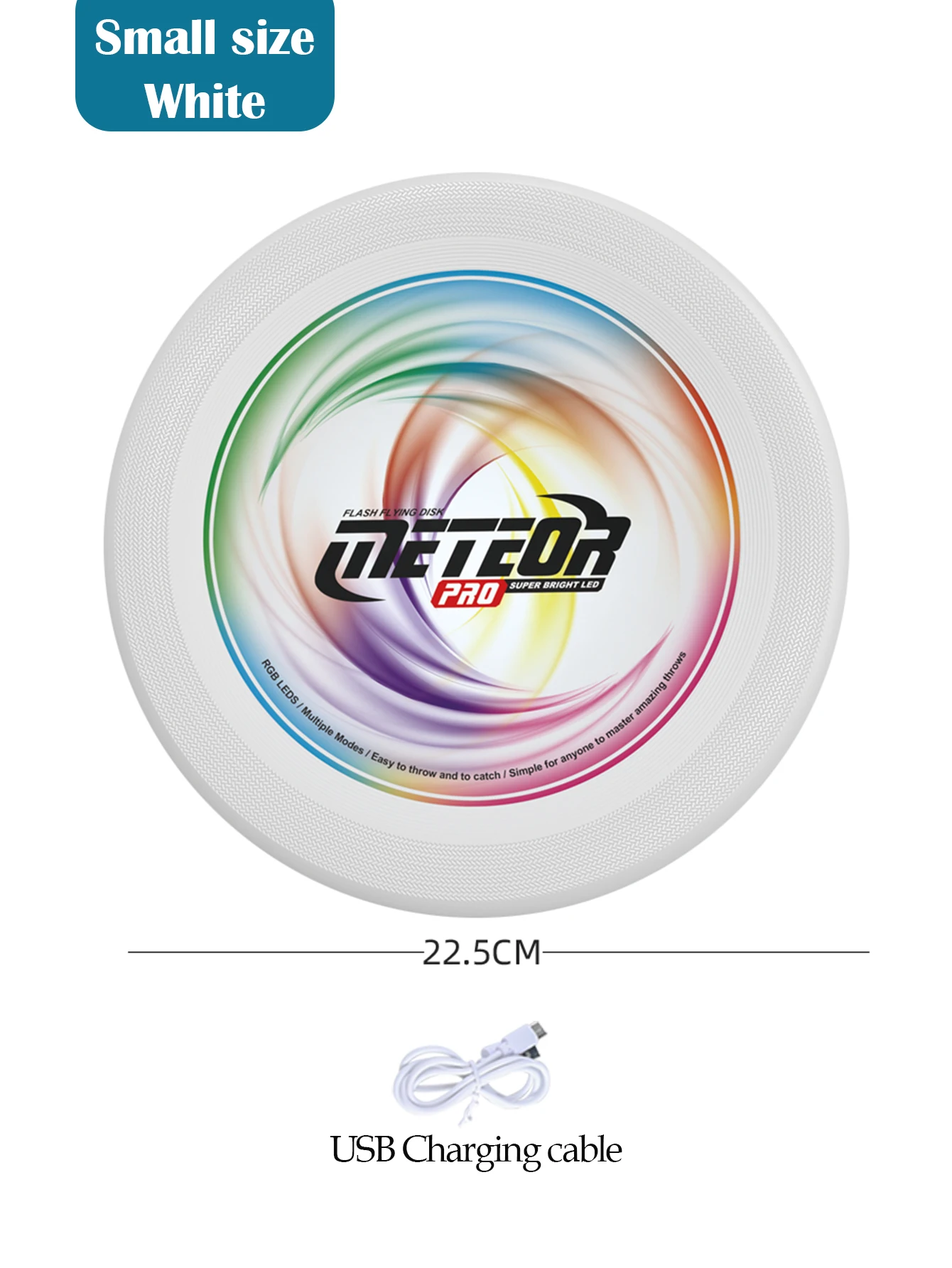 Disco Voador LED Multicolor – Frisbee Luminoso para Jogos Noturnos - Image 8