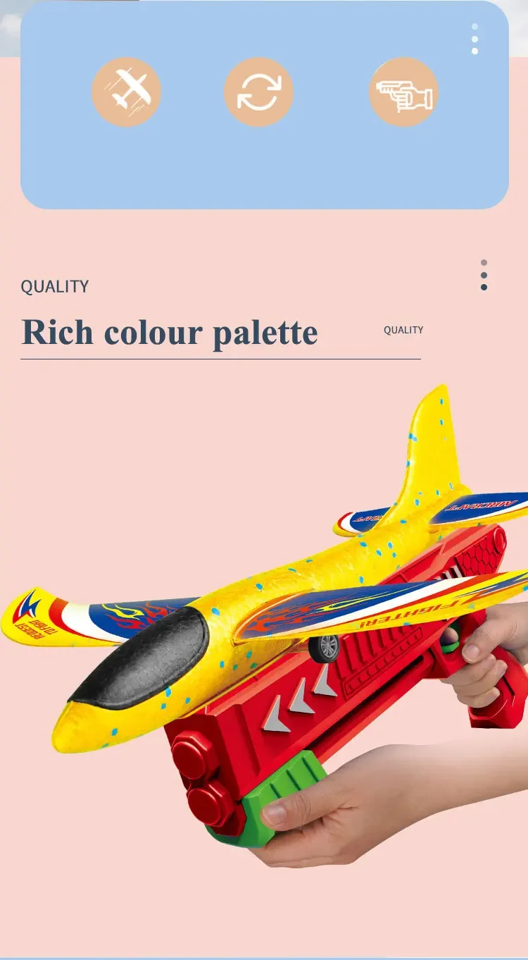 Pistola Lançadora de Aviões – Jogo de Catapulta Exterior - Image 12