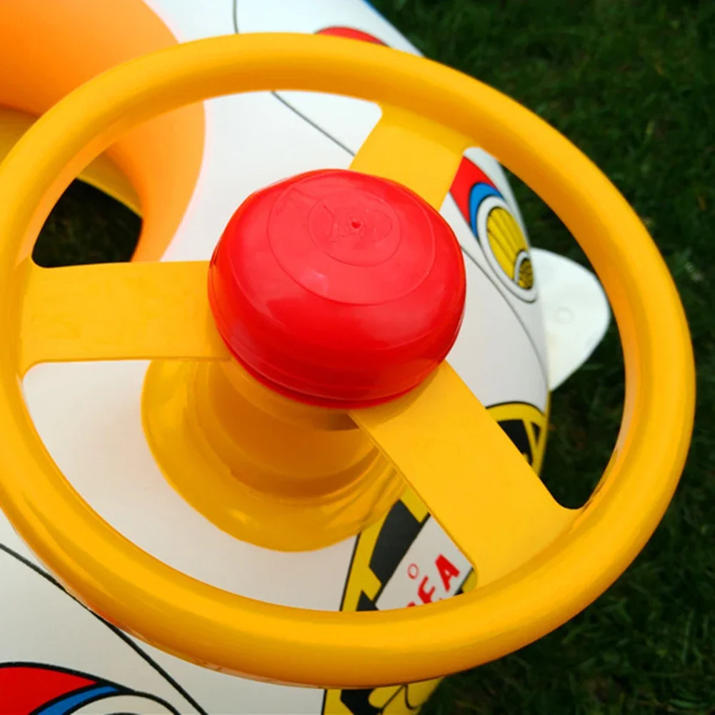 Boia Insuflável de Piscina para Crianças – Carro de Corrida Aquático - Image 23