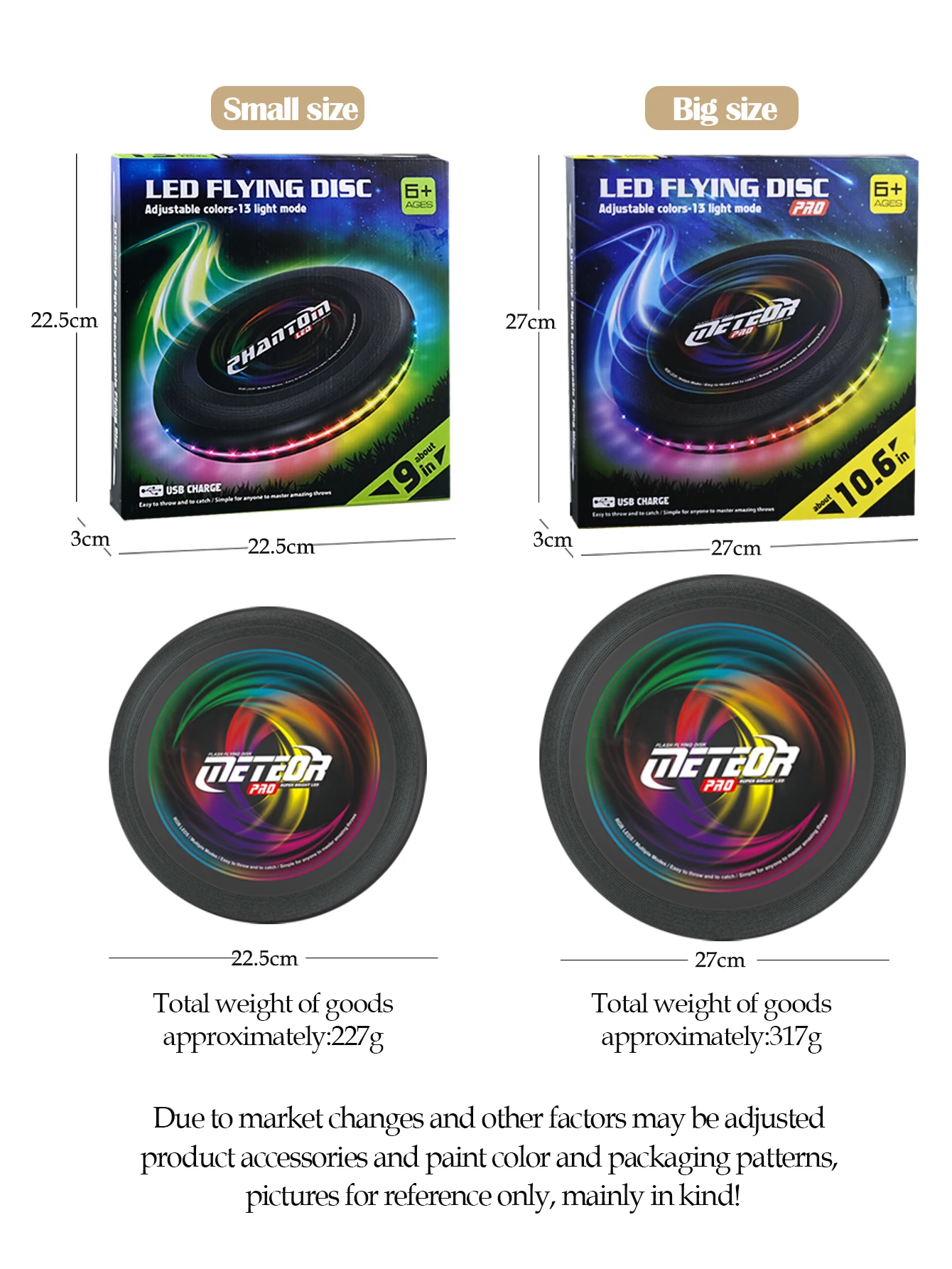 Disco Voador LED Multicolor – Frisbee Luminoso para Jogos Noturnos - Image 17