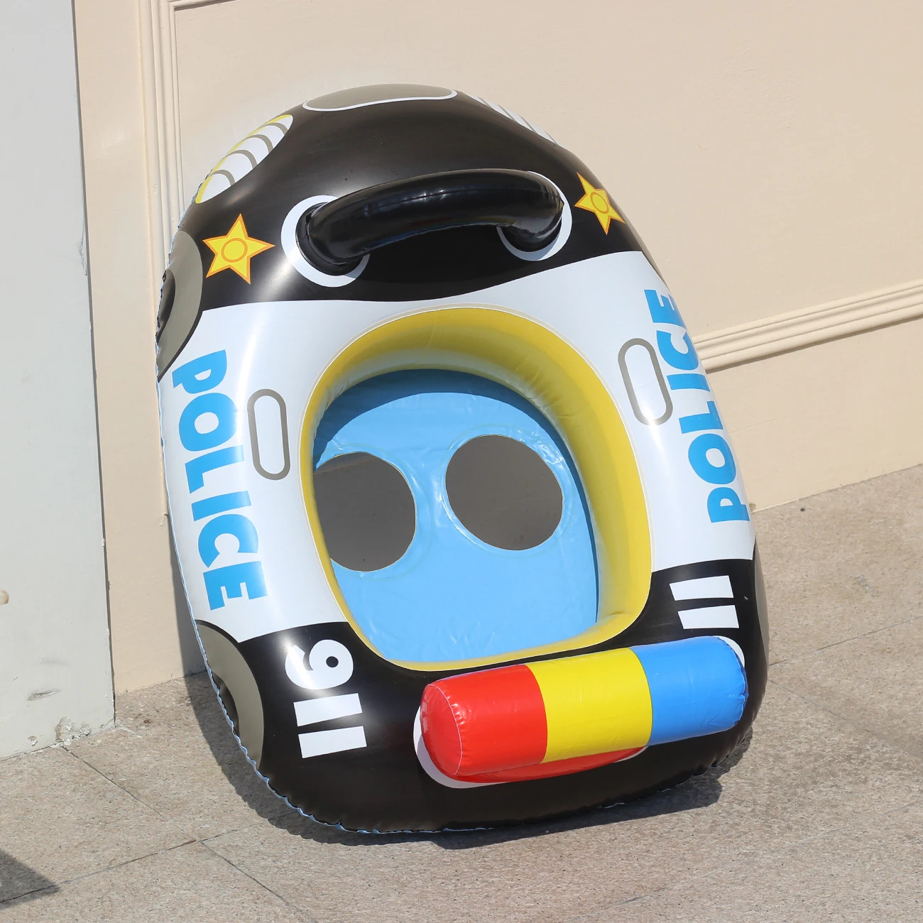 Bóia de Bebé Carro de Polícia com Assento e Pegas (3-6 Anos) - Image 5