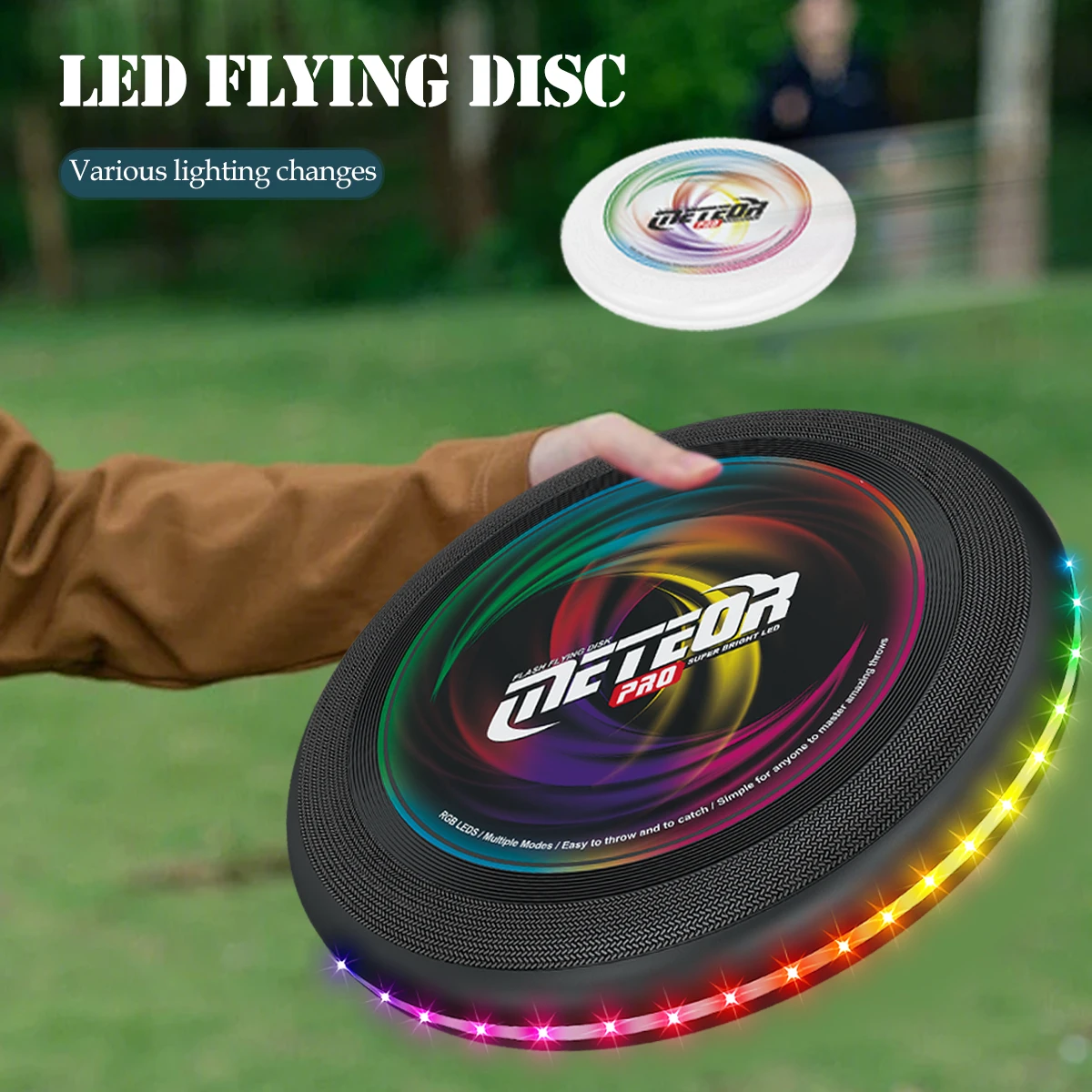 Disco Voador LED Multicolor – Frisbee Luminoso para Jogos Noturnos - Image 2