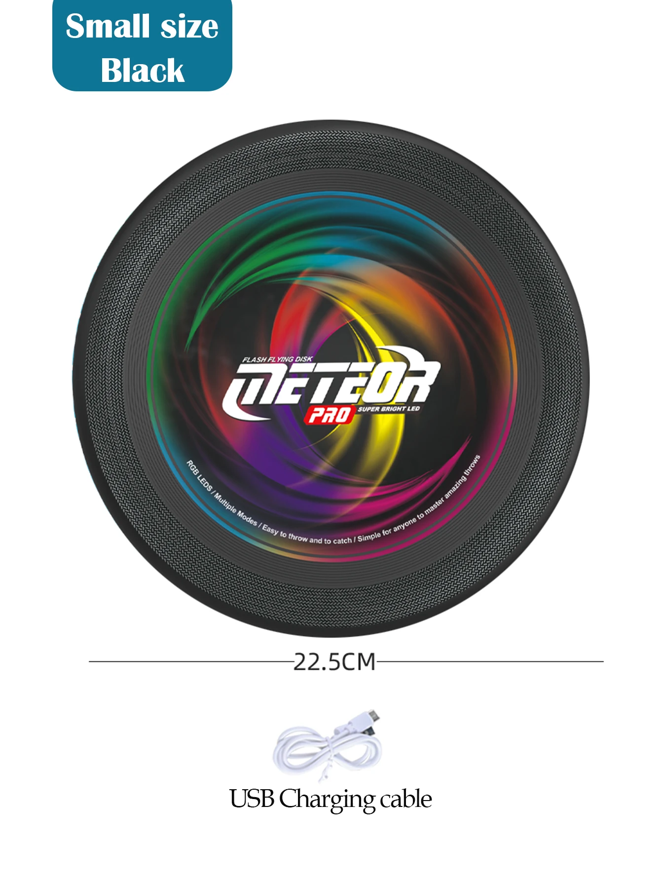 Disco Voador LED Multicolor – Frisbee Luminoso para Jogos Noturnos - Image 7