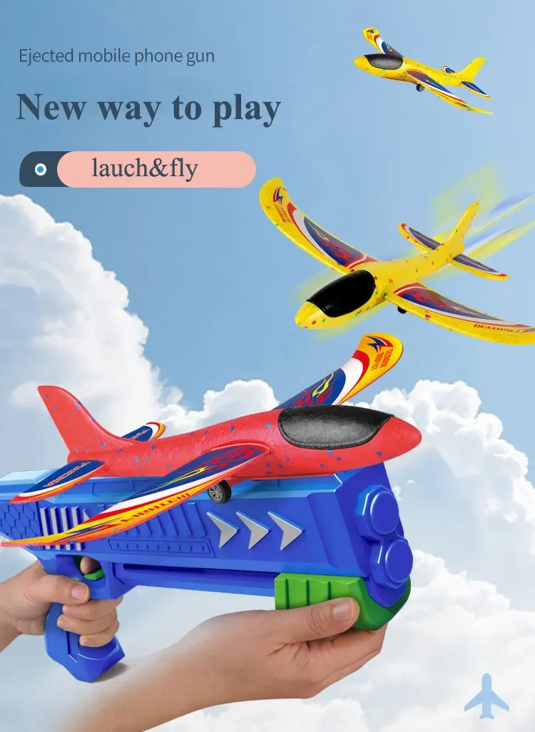 Pistola Lançadora de Aviões – Jogo de Catapulta Exterior - Image 11