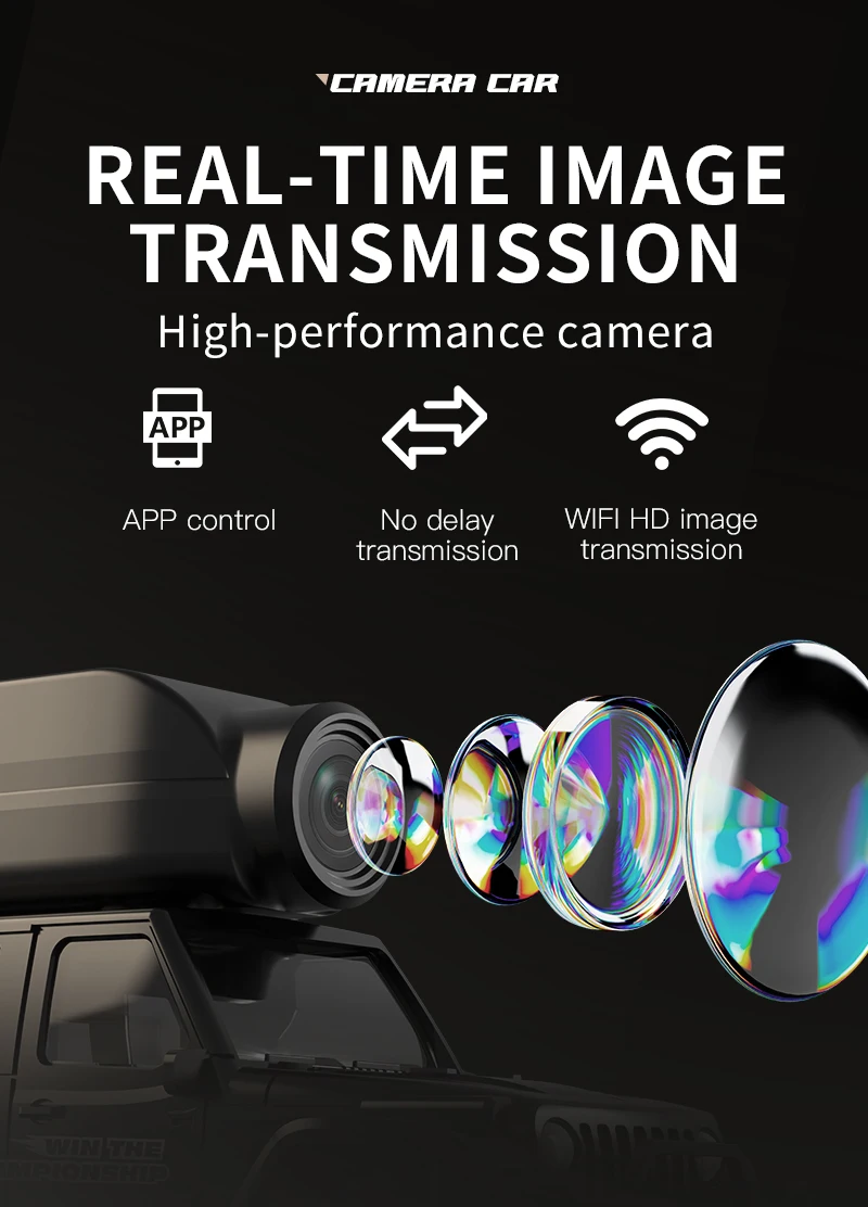 Mini Carro RC com Câmara WiFi – Controlo Remoto App e Comando - Image 14