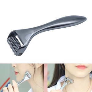 Instrumento de emagrecimento facial rolo de metal farpado massageador facial, Metal Roller
