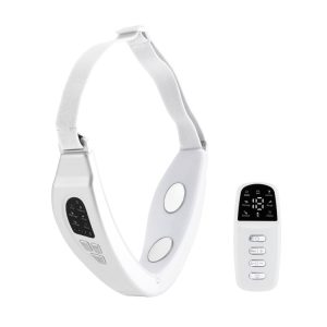 S1 EMS Microcorrente Luz Colorida Massagem Instrumento de Beleza Dispositivo de Emagrecimento Facial Remoto, (White)