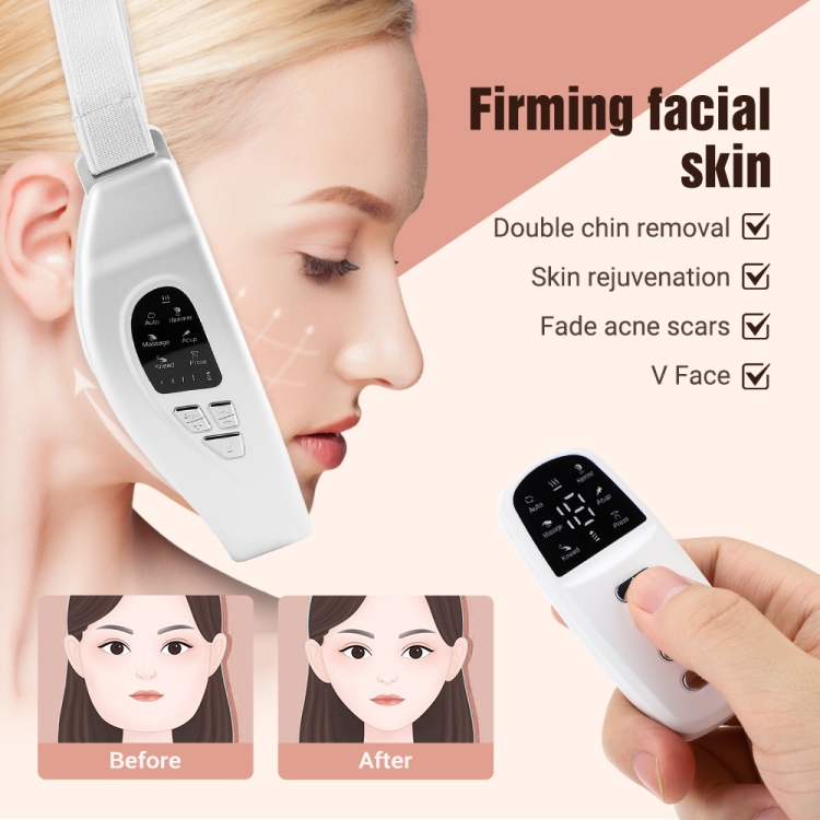 S1 EMS Microcorrente Luz Colorida Massagem Instrumento de Beleza Dispositivo de Emagrecimento Facial Remoto, (White) - Image 11