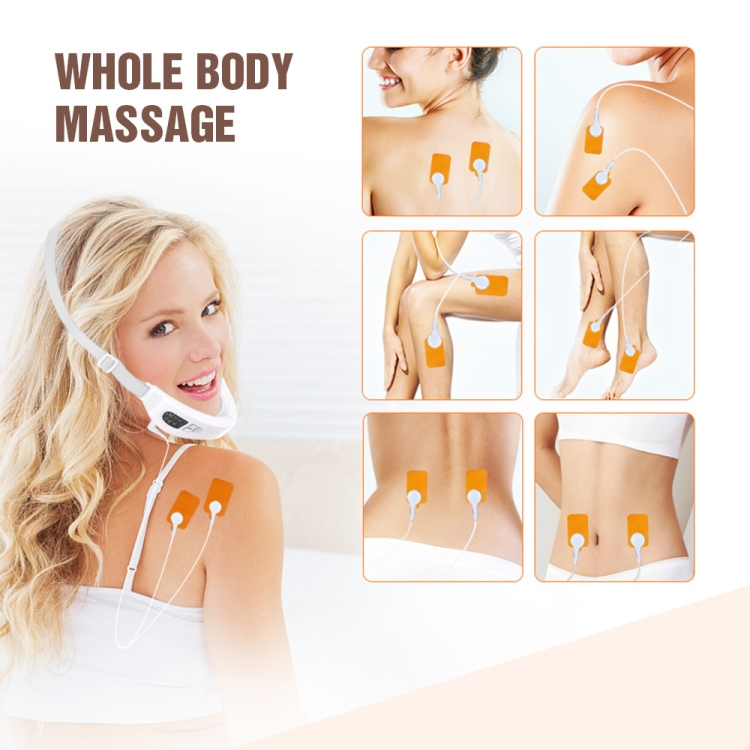 S1 EMS Microcorrente Luz Colorida Massagem Instrumento de Beleza Dispositivo de Emagrecimento Facial Remoto, (White) - Image 13