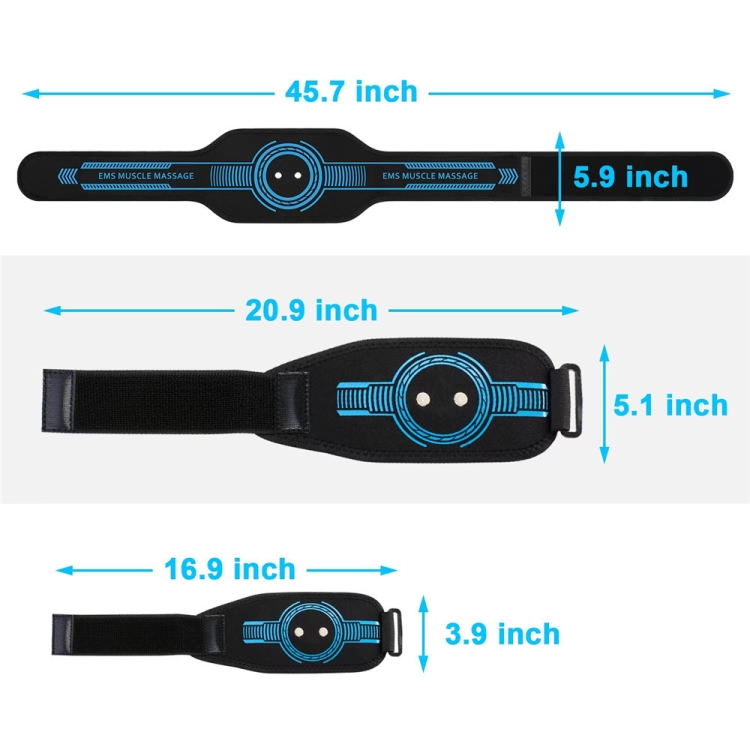 EMS Estimulador Muscular Home Fitness Training Emagrecimento Modelador Corporal, Ab Band, Ab Band+ 2 Armbands, Ab Band+2 Arm Bamds+2 Legbands, 2 Armbands, 2 Legbands - Image 14