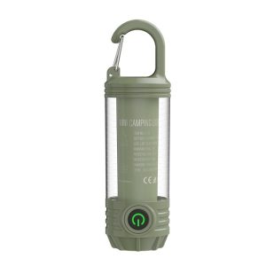 Lanterna LED portátil recarregável para acampamento ao ar livre multifuncional