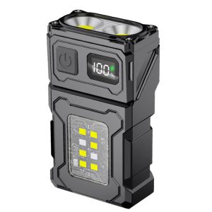 Lanterna Mini Recarregável E-SMARTER DC08 Super Brilhante com Luz Lateral, DC08